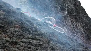 Naukowcy badają wnętrze krateru Baugur, wulkanu  Barbarbunga