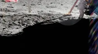 Neil Armstrong na Księżycu (1969) (NASA)