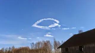 Niebo nad miejscowością Kaszuny (Warmia)