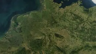 Niemcy i zachód Polski (NASA GSFC)