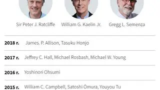 Nobliści w dziedzinie fizjologii i medycyny (Małgorzata Latos/PAP)