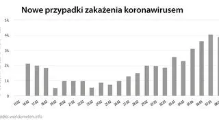 Nowe przypadki zakażenia koronawirusem (tvnmeteo