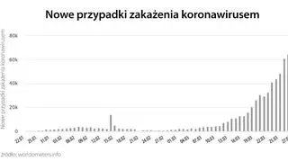Nowe przypadki zakażenia koronawirusem (tvnmeteo