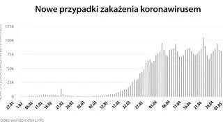 Nowe przypadki zakażenia koronawirusem (tvnmeteo