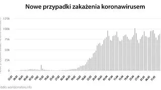Nowe przypadki zakażenia koronawirusem (tvnmeteo