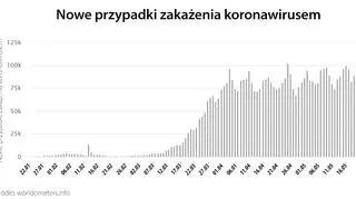 Nowe przypadki zakażenia koronawirusem (tvnmeteo
