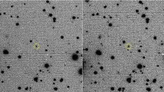 Obiekt (514107) 2015 BZ509 pochodzi z innego układu gwiezdnego (Fot. C. Veillet / Large Binocular Telescope Observatory)