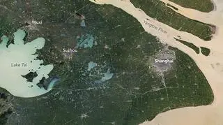 Obraz stworzony ze zdjęć satelitarnych z lat 1984-1988 (NASA)