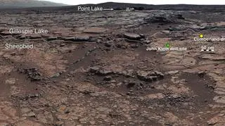 Obszar Glenelg (krater Gale) - zdjęcie wykonane przez Curiosity