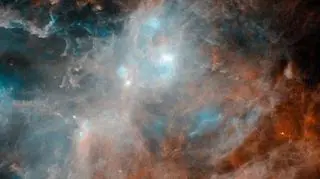 Obszar W3 (ESA/Herschel/NASA/R. Hurt)