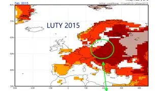 Odchylenie od średniej temperatury
