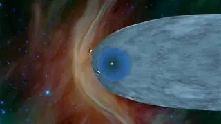 Ogólne lokalizacje bliźniaczych sond Voyager 1 i Voyager 2 na granicy heliosfery