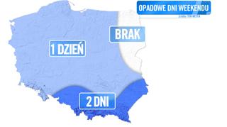 Opady w ciągu najbliższych dni (TVN24)