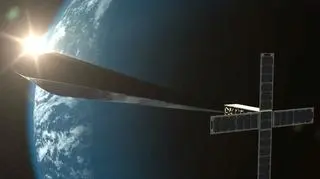 "Orbital Reflector" ma się rozwinąć w kosmosie do rozmiaru dwóch autobusów (fot. Nevada Museum of Art)