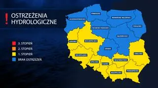 Ostrzeżenia hydrologiczne IMGW