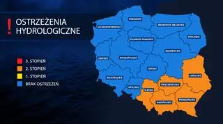 Ostrzeżenia hydrologiczne IMGW
