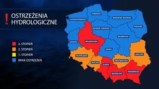 Ostrzeżenia hydrologiczne IMGW