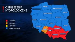Ostrzeżenia hydrologiczne IMGW