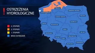 Ostrzeżenia hydrologiczne IMGW