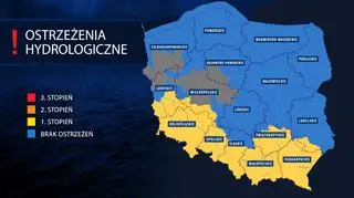 Ostrzeżenia hydrologiczne IMGW