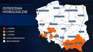 Ostrzeżenia hydrologiczne IMGW