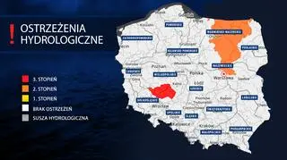 Ostrzeżenia hydrologiczne IMGW