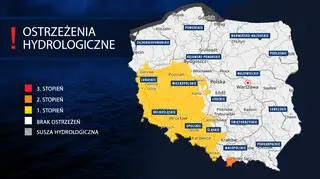 Ostrzeżenia hydrologiczne IMGW