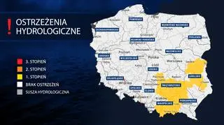 Ostrzeżenia hydrologiczne IMGW