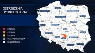 Ostrzeżenia hydrologiczne IMGW