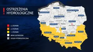 Ostrzeżenia hydrologiczne IMGW