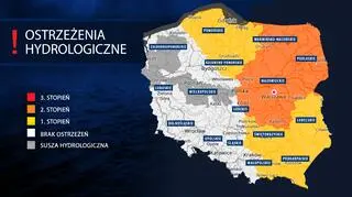 Ostrzeżenia hydrologiczne IMGW