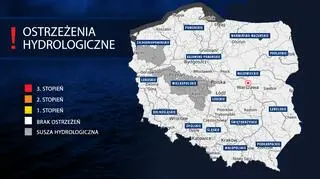 Ostrzeżenia hydrologiczne IMGW