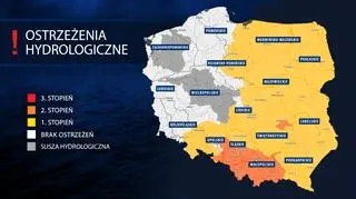 Ostrzeżenia hydrologiczne IMGW