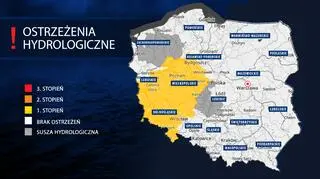 Ostrzeżenia hydrologiczne IMGW