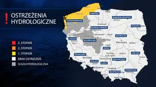 Ostrzeżenia hydrologiczne IMGW