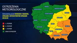 Ostrzeżenia meteorlogiczne IMGW