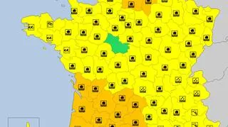 Ostrzeżenia meteorologiczne dla Francji