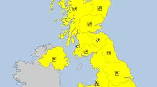 Ostrzeżenia meteorologiczne dla Wielkiej Brytanii (meteoalarm
