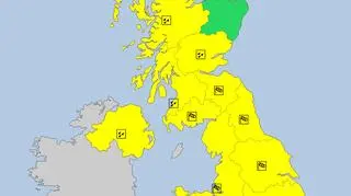 Ostrzeżenia meteorologiczne dla Wielkiej Brytanii (meteoalarm.eu)