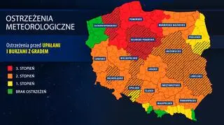 Ostrzeżenia meteorologiczne IMGW