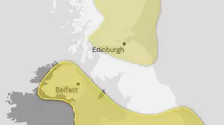 Ostrzeżenia meteorologiczne na piątek (Met Office)