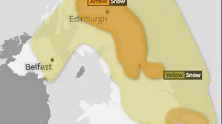 Ostrzeżenia meteorologiczne na środę (Met Office)
