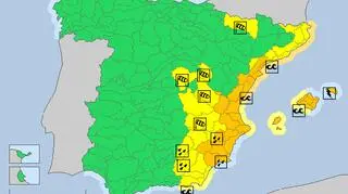 Ostrzeżenia meteorologiczne obowiązujące w środę (meteoalarm