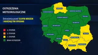 Ostrzeżenia meteorologiczne w czwartek (IMGW)