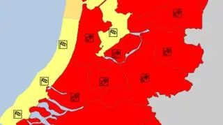 Ostrzeżenia meteorologiczne w Holandii (meteoalarm