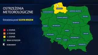Ostrzeżenia meteorologiczne w piątek rano