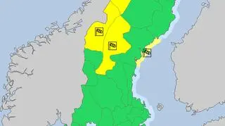 Ostrzeżenia meteorologiczne w Szwecji