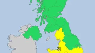 Ostrzeżenia meteorologiczne w Wielkiej Brytanii (meteoalarm.eu)