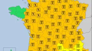 Ostrzeżenia meteorologiczne we Francji (meteoalarm