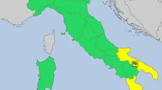 Ostrzeżenia meteorologiczne we Włoszech (meteoalarm